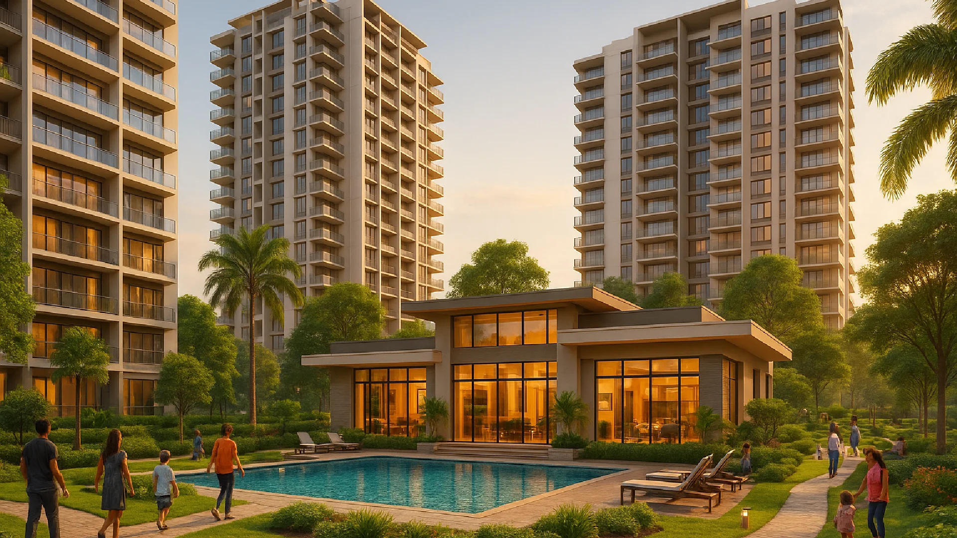 Gated community in Bangalore