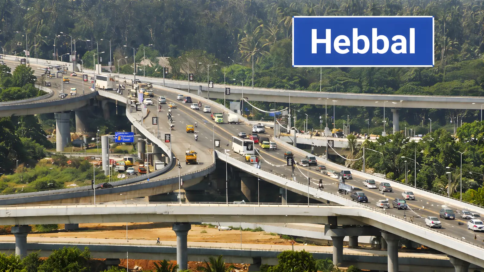 Apartments near Hebbal Bus Stop