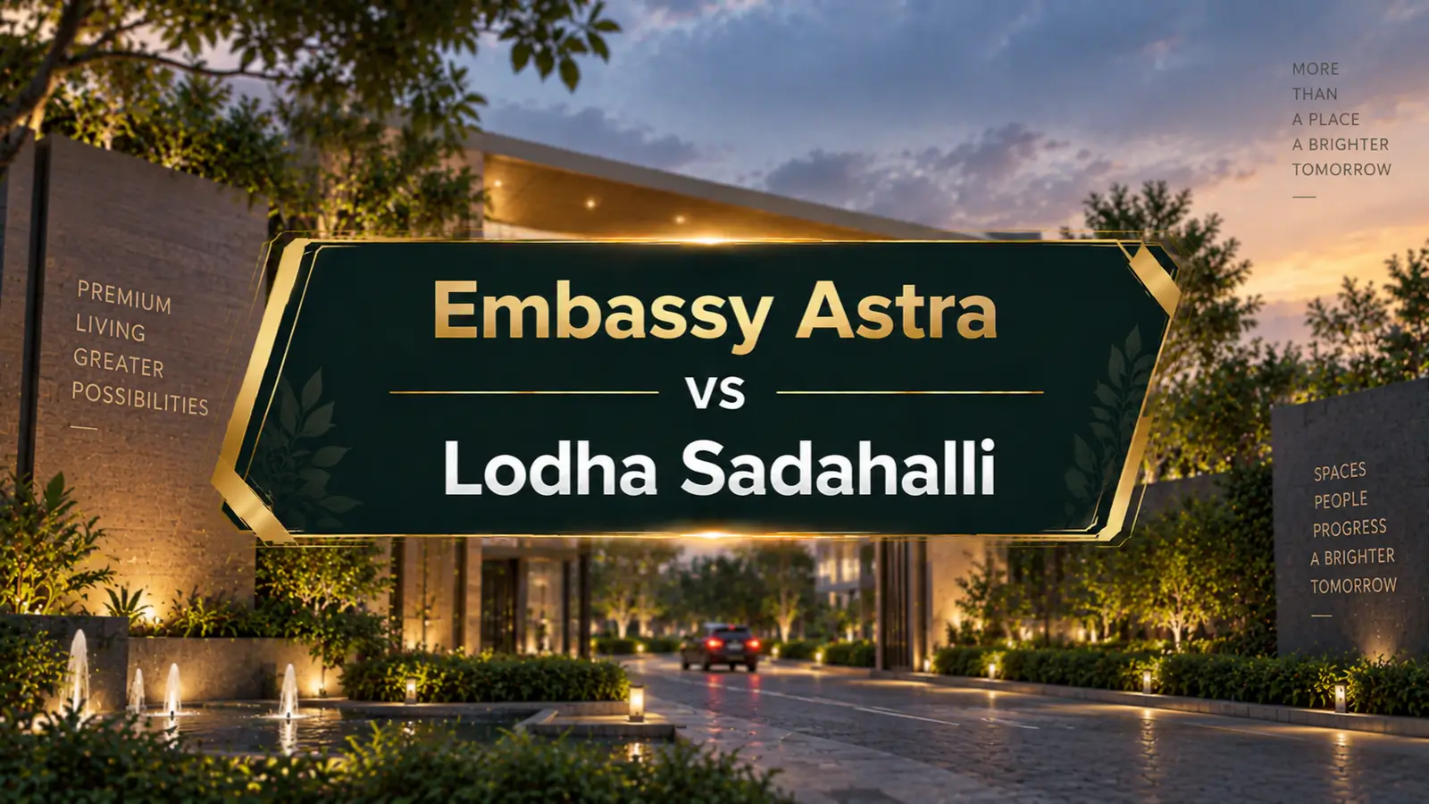 Embassy Astra vs Lodha Sadahalli How the Two Projects Compare