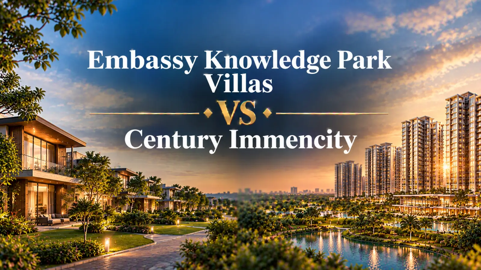 Embassy Knowledge Park Villas vs Century Immencity