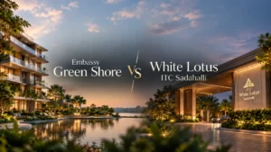 Embassy Green Shore vs White Lotus ITC Sadahalli