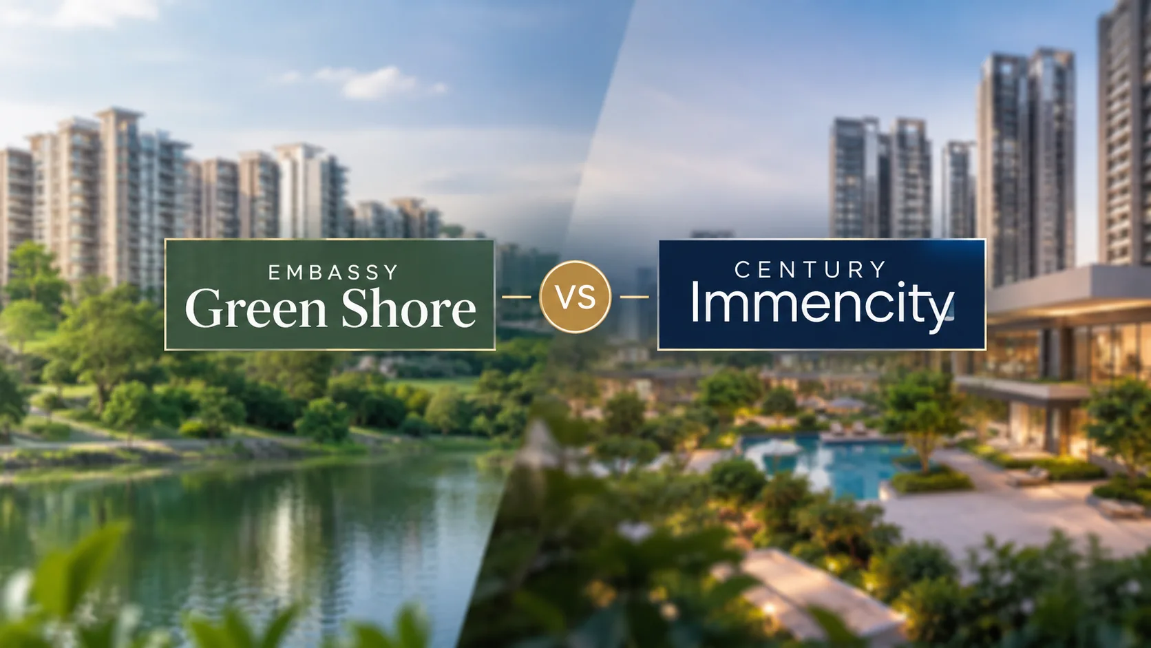 Embassy Green Shore vs Century Immencity