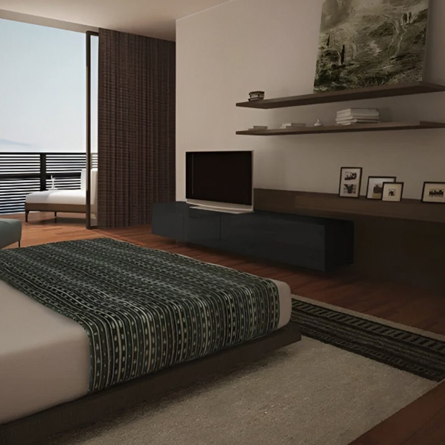 Embassy Boulevard Villas In Yelahanka Bangalore G1B-Master-Bedroom-min