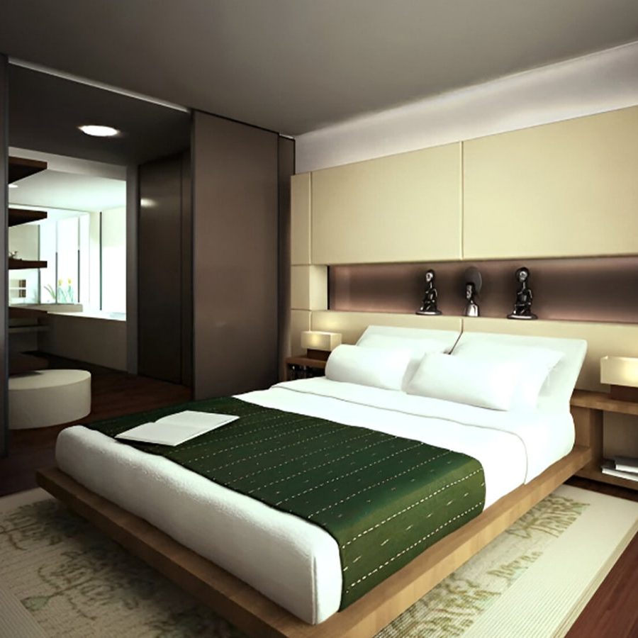 Embassy Boulevard Villas In Yelahanka Bangalore G2-Master-Bedroom-min