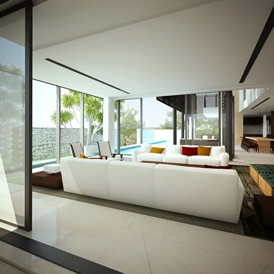 Embassy Boulevard Villas In Yelahanka Bangalore G3A-Living-Room-View-2-min