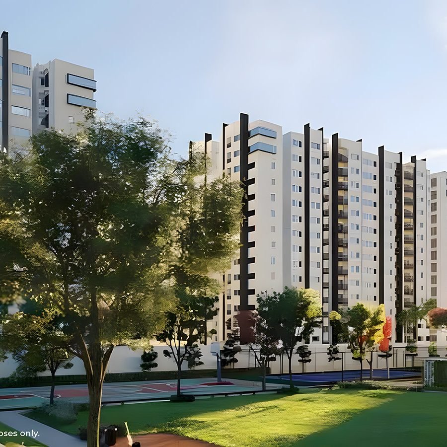 Embassy Edge apartment in embassy spring north bangalore multipurpose court