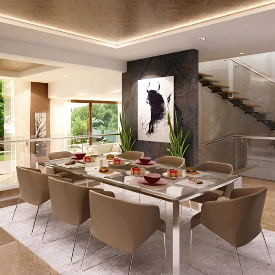 Embassy Grove Apartments in Kodihalli Bangalore dinning hall