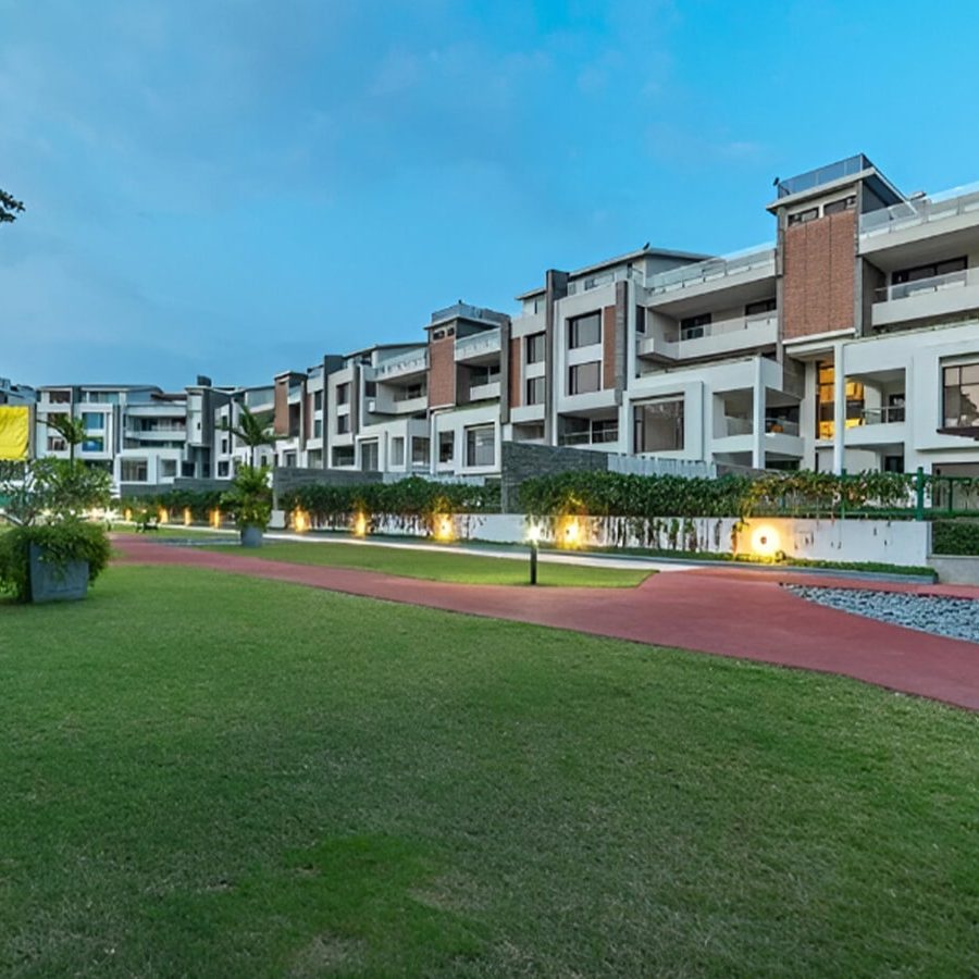 Embassy Grove Apartments in Kodihalli Bangalore garden