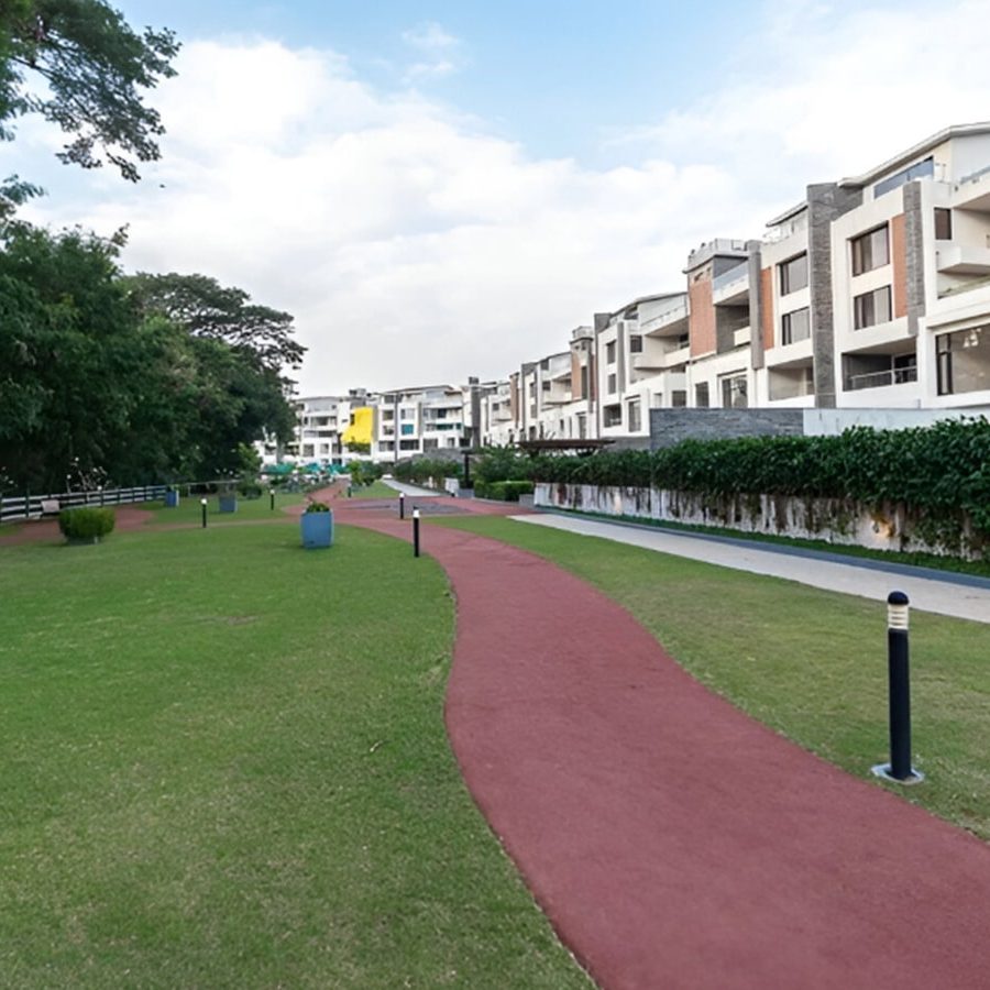 Embassy Grove Apartments in Kodihalli Bangalore jogging track