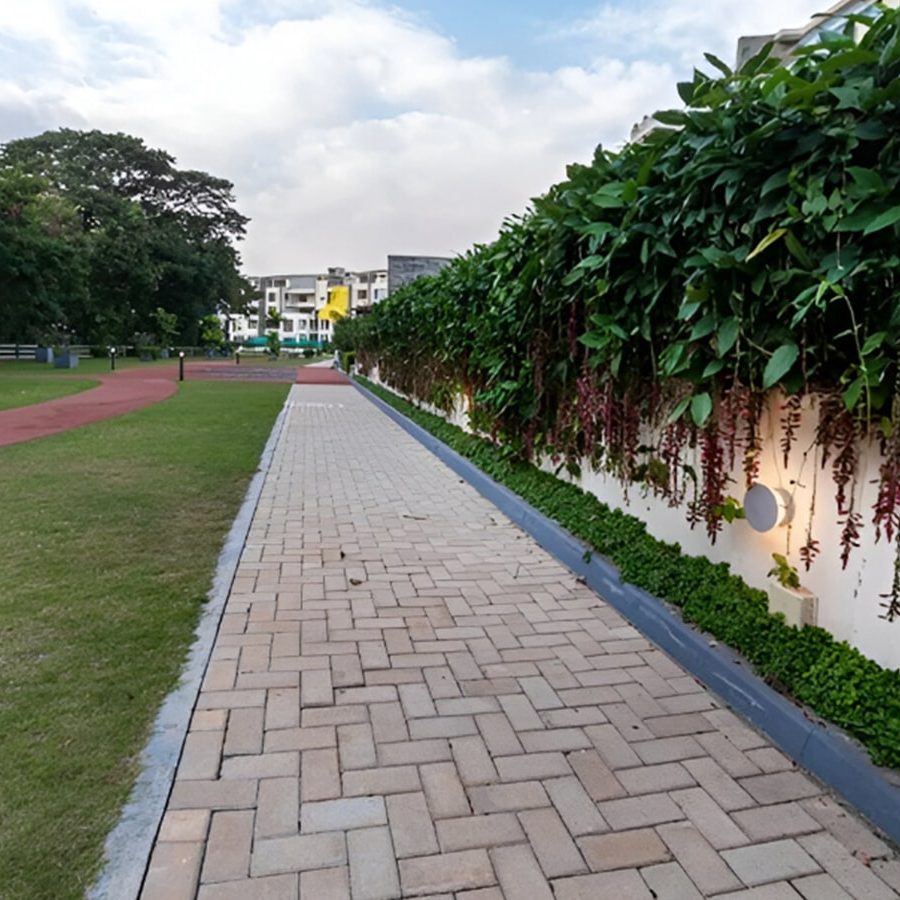 Embassy Grove Apartments in Kodihalli Bangalore walking track