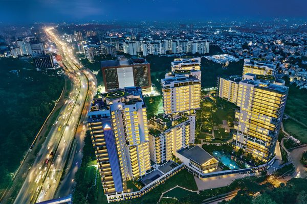 Embassy Lake Terrace apartment in hebbal bangalore banner image