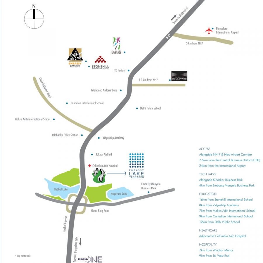 Embassy Lake Terraces - Location-Map-Embassy-Lake-Terraces