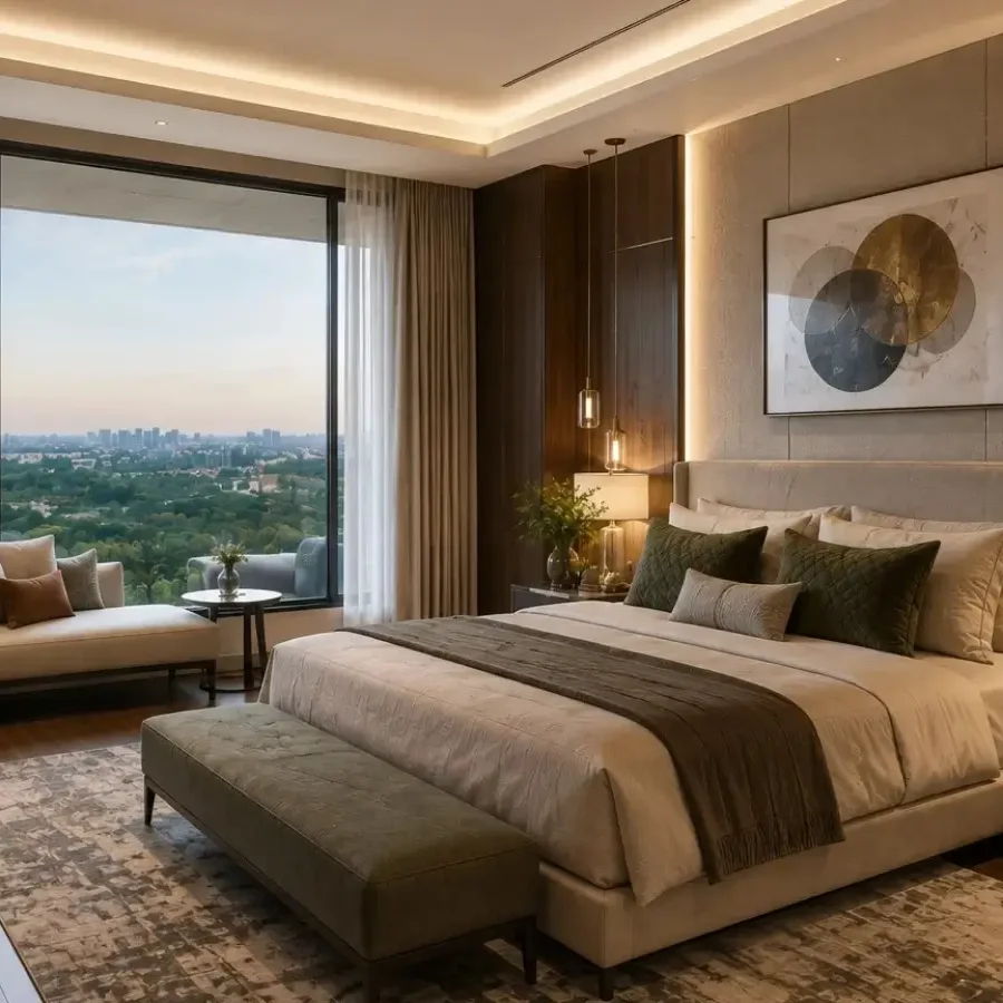 Embassy Mekhri Circle bedroom