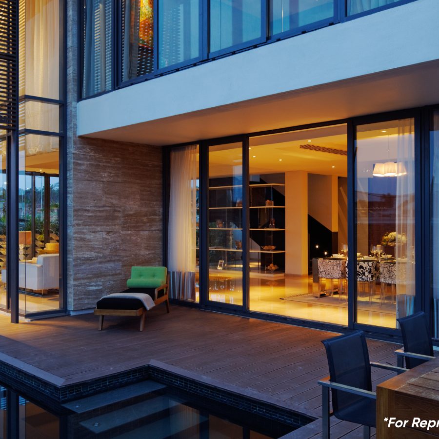 Embassy Eden Deck Night View