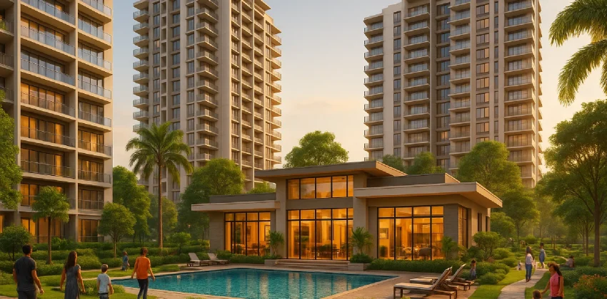 Gated community in Bangalore